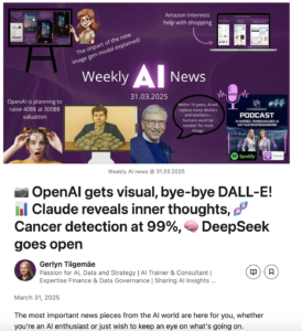 weekly AI news Linkedin Gerlyn